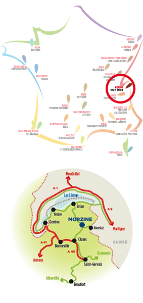 localisation-le-petit-dru-morzine